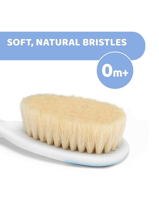 Chicco - Brush And Comb 0M+, Light Blue - Image 1