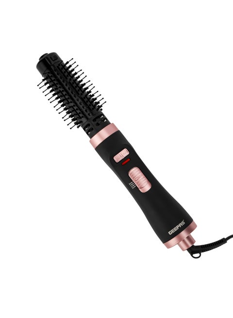 Ionic Technology Dual Rotating Hair Brush With Attachment Purple/Black