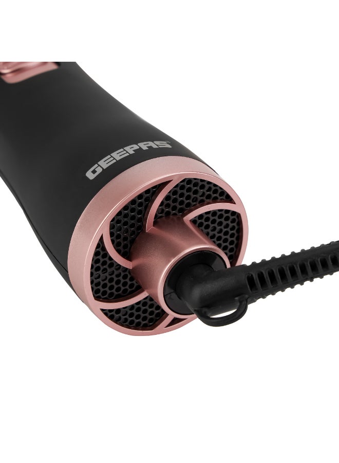 GEEPAS - Ionic Technology Dual Rotating Hair Brush With Attachment Purple/Black - Image 1