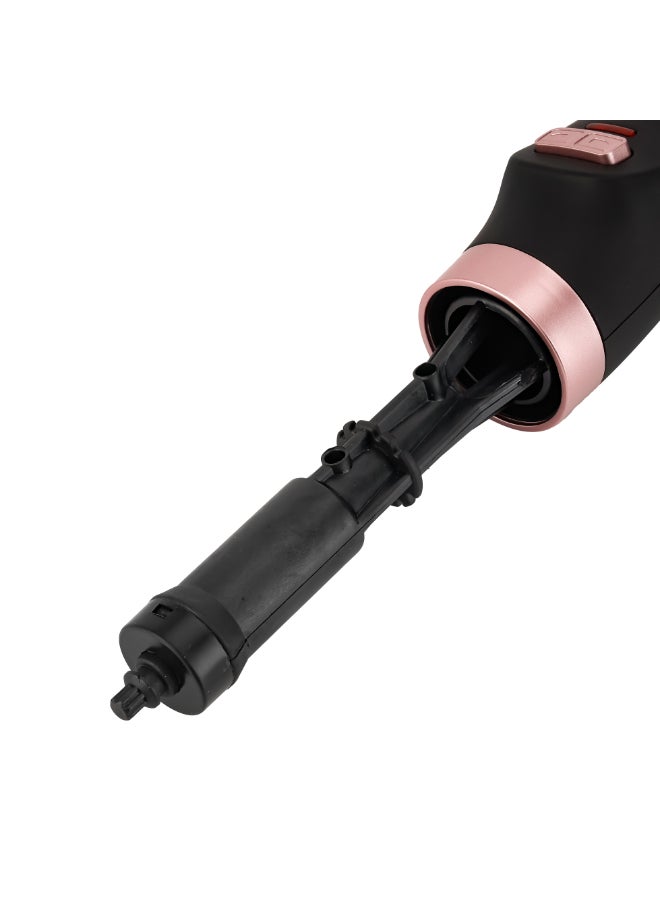 GEEPAS - Ionic Technology Dual Rotating Hair Brush With Attachment Purple/Black - Image 1