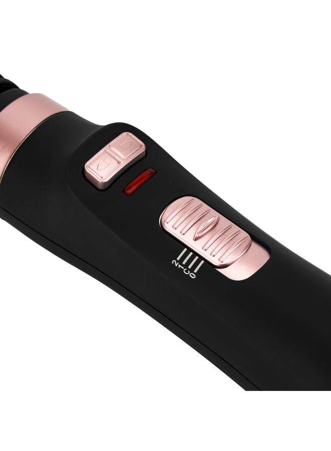 GEEPAS - Ionic Technology Dual Rotating Hair Brush With Attachment Purple/Black - Image 1