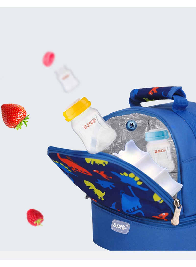 Sunveno - Insulated Bottle And Lunch Bag - Dinosaur - Image 1