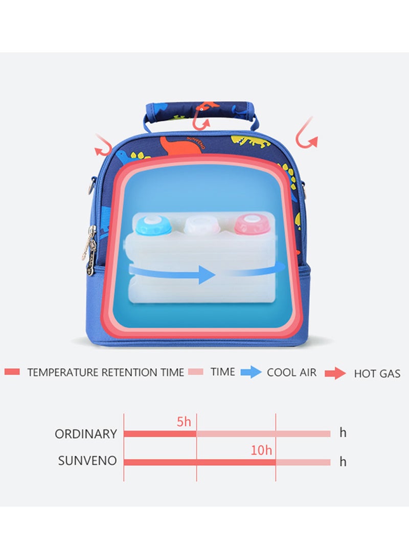 Sunveno - Insulated Bottle And Lunch Bag - Dinosaur - Image 1