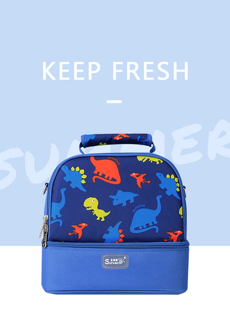Sunveno - Insulated Bottle And Lunch Bag - Dinosaur - Image 1