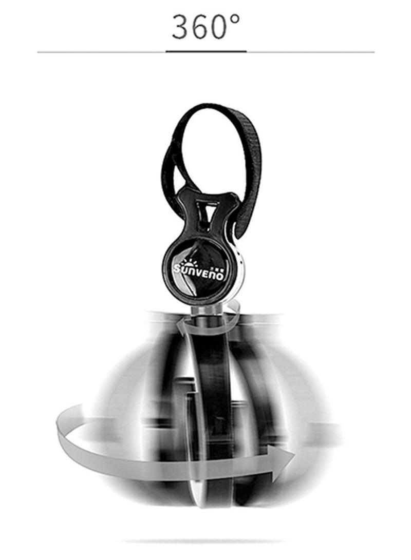 Sunveno - 2-Piece Multi-Functional High-Strength Convenient Rotating Stroller Hook Set - Black - Image 1