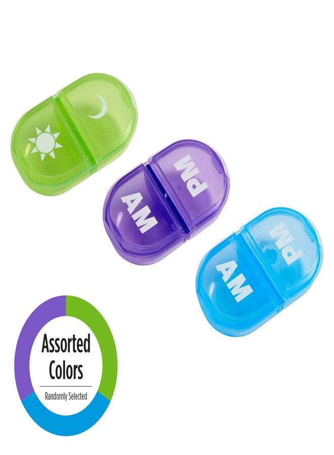 Ezydose Am/Pm Pill Box 6/72 :Hk67433 Assorted  - Image 2