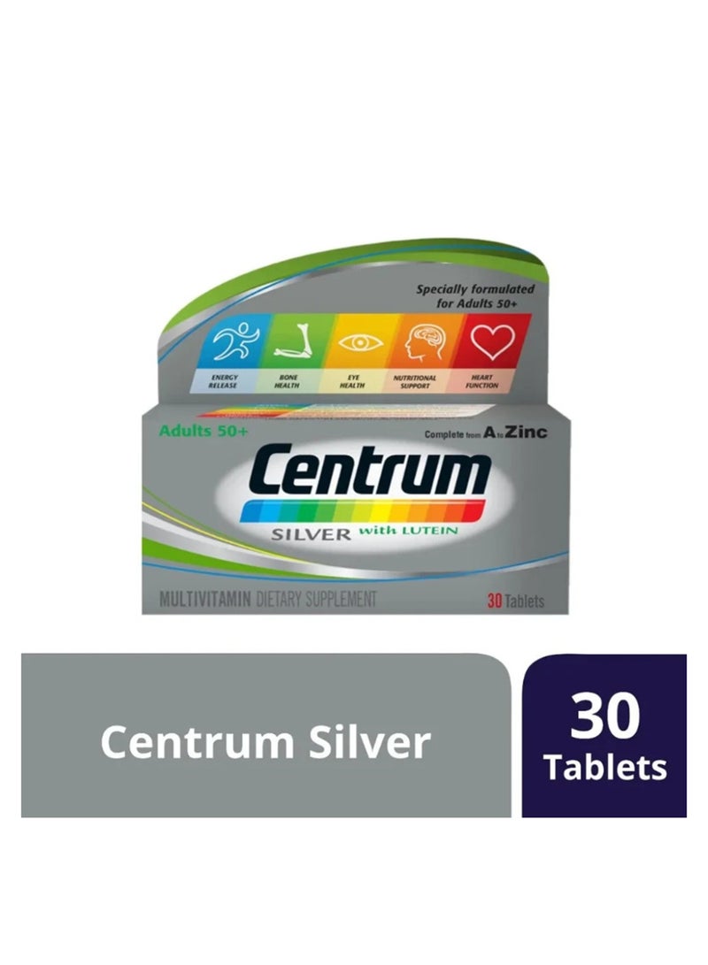 Centrum - Silver Multivitamin And Multimineral Supplement - 30 Tablets - Image 1