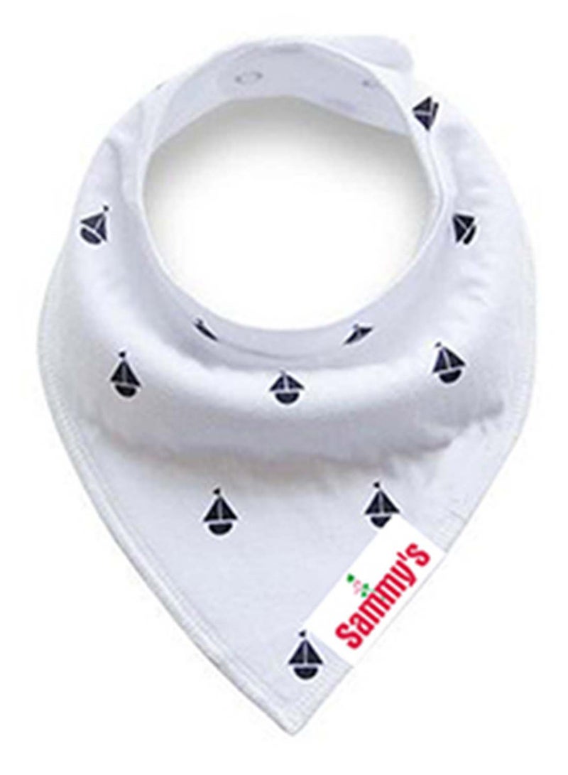 Pack Of 4 Bandana Bibs - Organic Cotton - Anchor Ships - pnsku/N14074217A/45/_/1705897975/e26d2a27-93ad-444f-a903-235595a39513