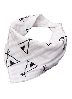 Set Of 3 Muslin Bandana Bibs - Black & White - pnsku/N14074229A/45/_/1705897983/58495f13-c199-4cd1-b1c9-45241a76cb33