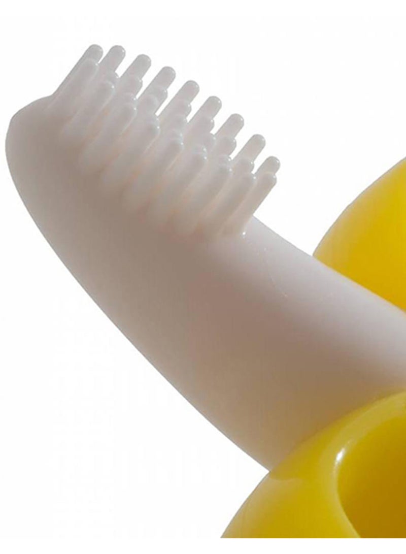 Eazy Kids Baby Training Banana Toothbrush And Teether For Infant- Yellow  - Image 4