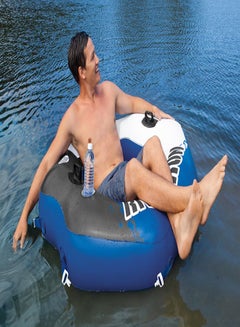 INTEX River Run Connect Inflatable Floating Lake Lounge 130x126cm  - Image 2
