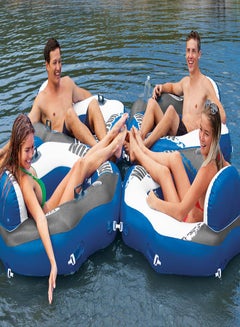INTEX River Run Connect Inflatable Floating Lake Lounge 130x126cm  - Image 3