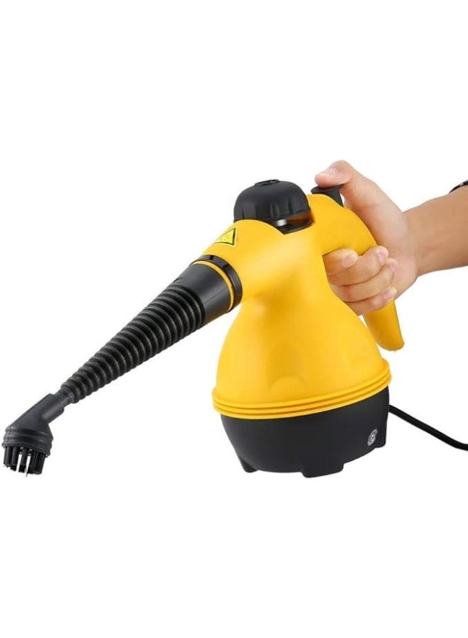 Generic - Handheld Steam Cleaner 3.8 Bar Steam Cleaner Steam Duck Steam Cleaner Steam Mop Steam Mop Hand Steam Cleaner Steam Cleaning Device Black/Yellow - Image 1