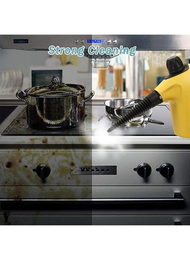 Generic - Handheld Steam Cleaner 3.8 Bar Steam Cleaner Steam Duck Steam Cleaner Steam Mop Steam Mop Hand Steam Cleaner Steam Cleaning Device Black/Yellow - Image 1