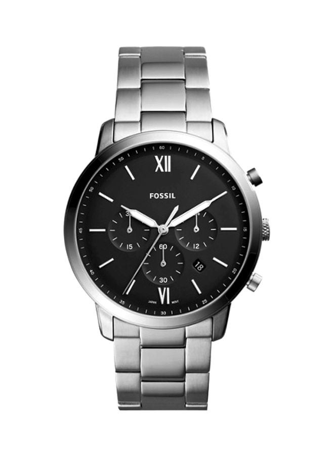 FOSSIL Men's Neutra Chronograph Watch FS5384 - 44 mm - Silver - Image 1