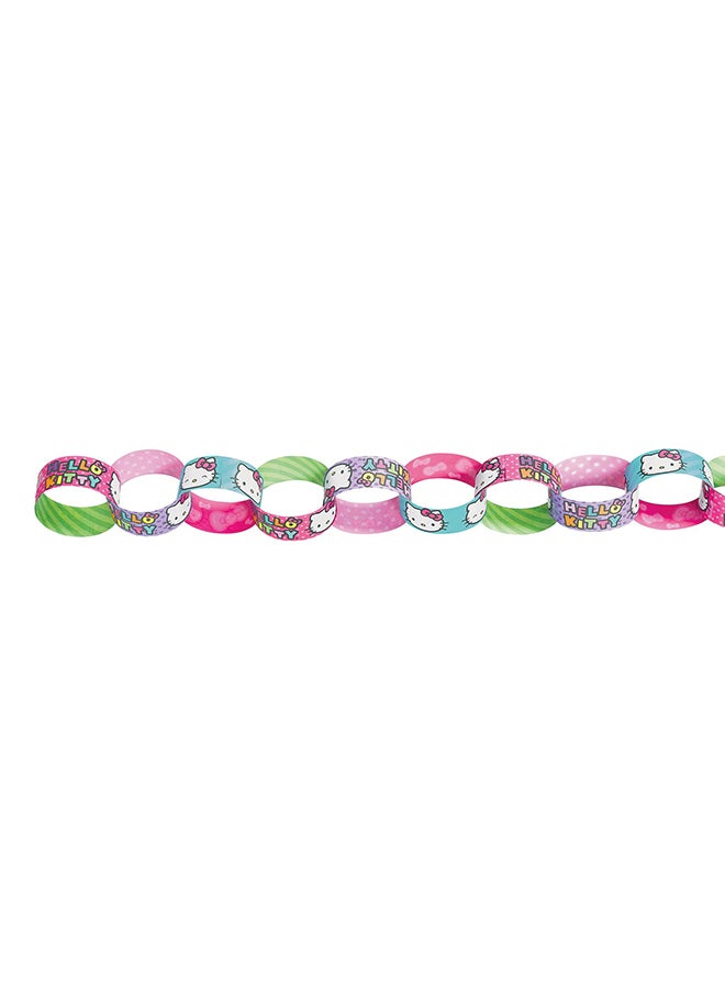 Amscan Hello Kitty Rainbow Paper Chain Garland