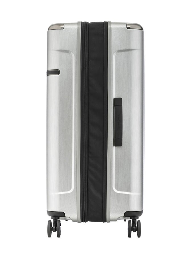 Samsonite Evoa Hardside Large Check in Luggage Trolley Brushed Silver - Image 3