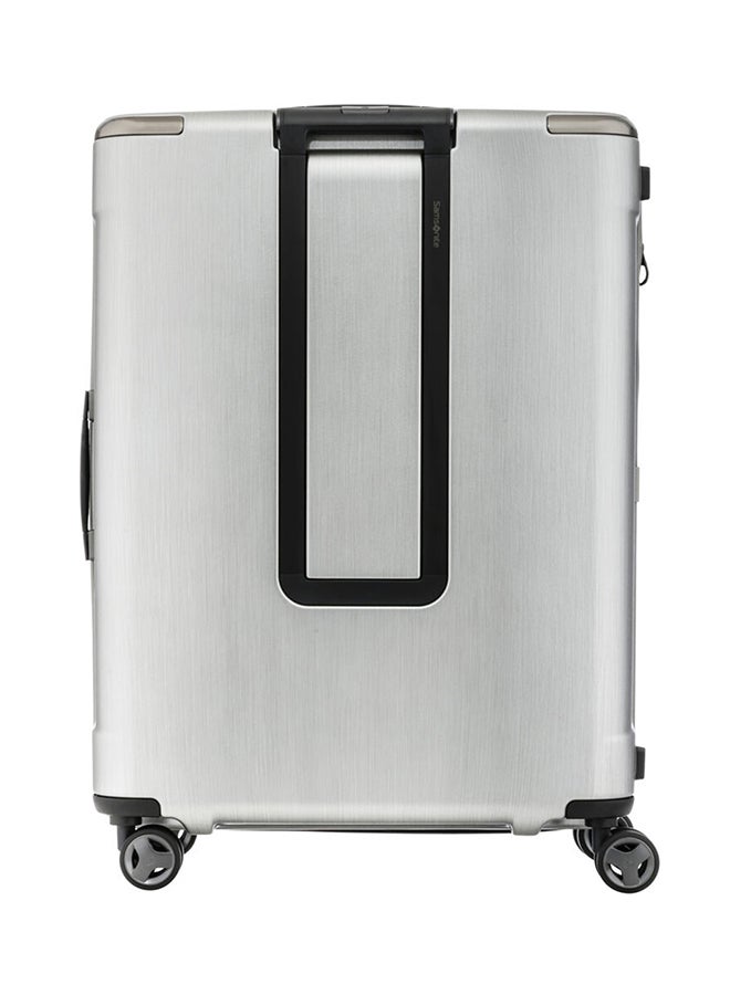 Samsonite Evoa Hardside Large Check in Luggage Trolley Brushed Silver - Image 5