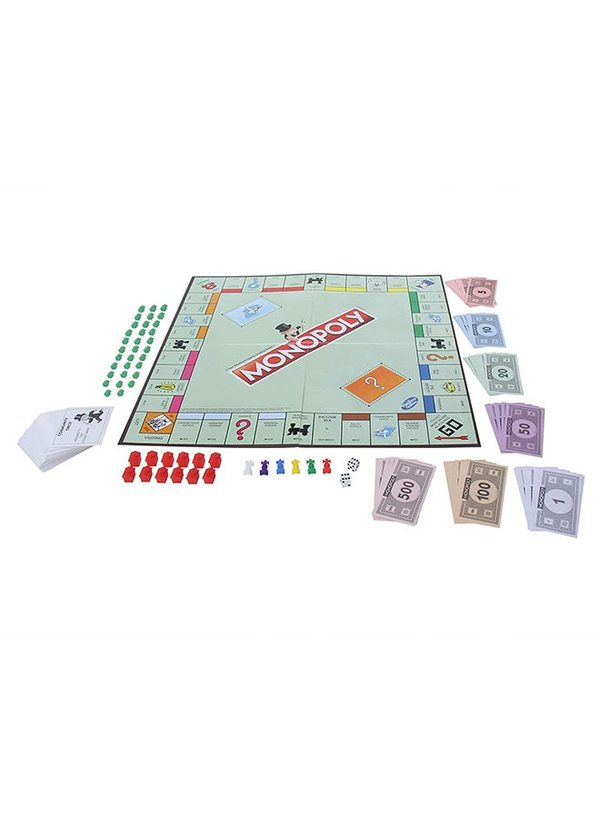 Monopoly - Original Classic Hasbro Family Board Game For 2 To 6 Players, Fun Family Kids & Adults Board Game, Festive Gift For Boys & Girls, Great fun For All Occasions, Age 8+, 2 to 6 Players 6 Players - Image 1