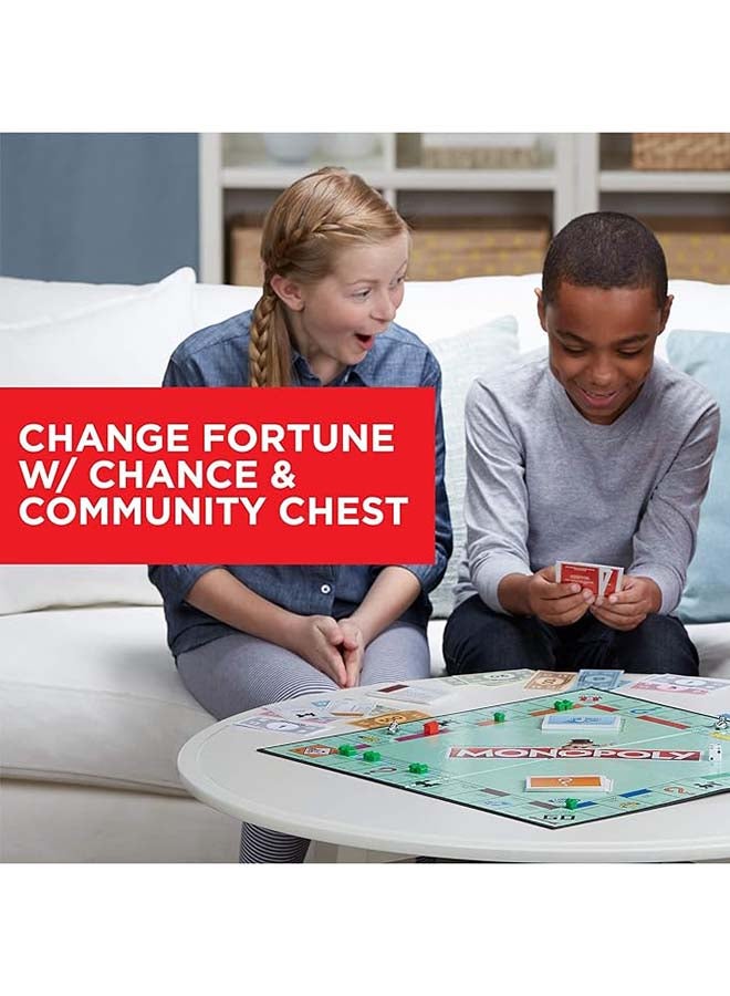Monopoly - Original Classic Hasbro Family Board Game For 2 To 6 Players, Fun Family Kids & Adults Board Game, Festive Gift For Boys & Girls, Great fun For All Occasions, Age 8+, 2 to 6 Players 6 Players - Image 1