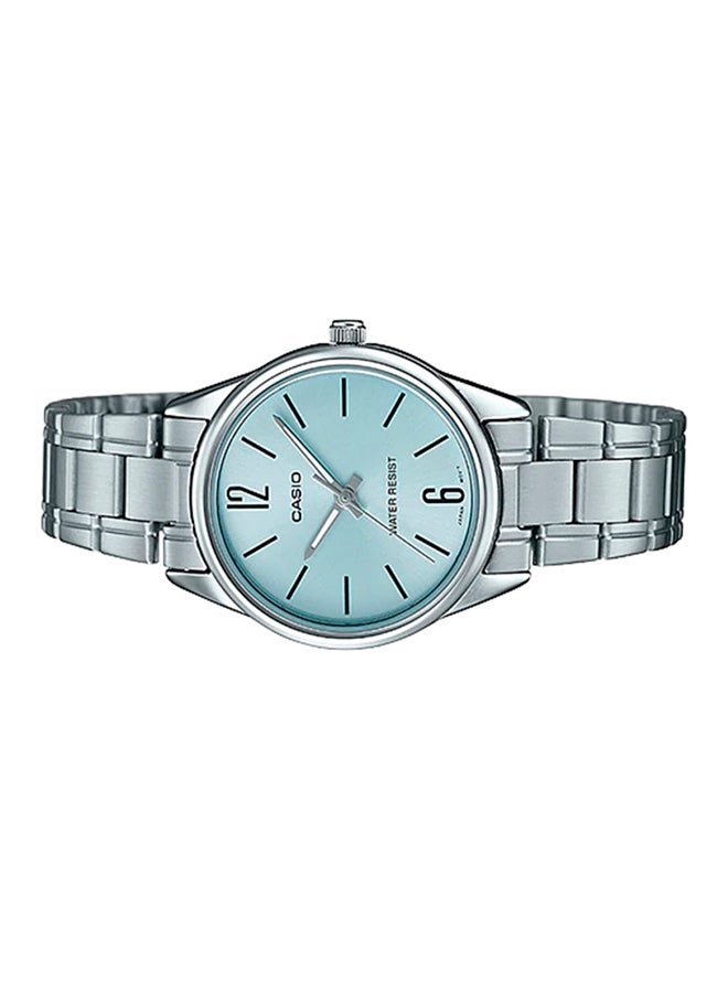 CASIO Women's Stainless Steel Analog Watch LTP-V005D-2BUDF - 28 mm - Silver - Image 4