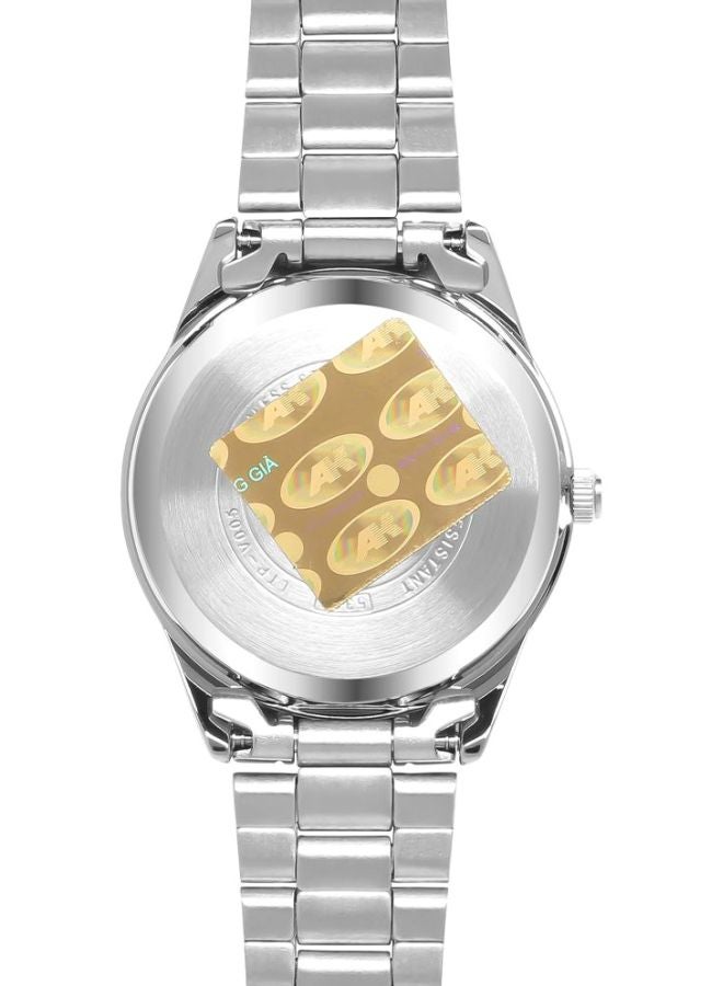 CASIO Women's Stainless Steel Analog Wrist Watch LTP-V005D-7BUDF - 34 mm - Silver - Image 5