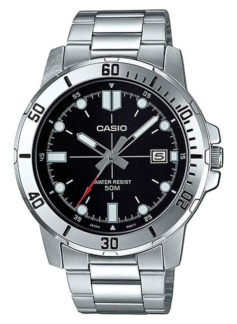 Men's Stainless Steel Analog Watch MTP-VD01D-1EVUDF
