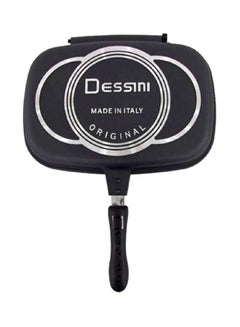 Foldable Flipping Double-Sided Frying Pan Black 36cm