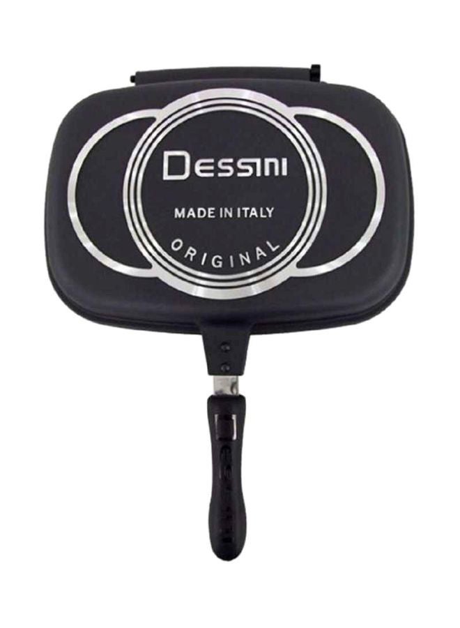 DESSINI Foldable Flipping Double-Sided Frying Pan Black 36cm  - Image 1