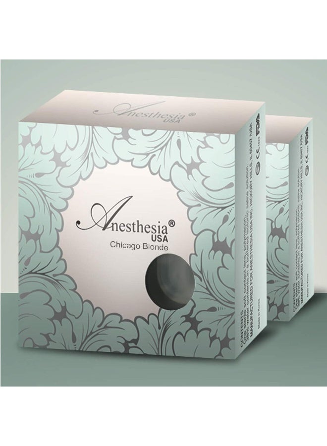 أنستازيا عدسات لاصقة صالحة للاستخدام مدة 6 أشهر - بلون شيكاغو بلوند - Image 4