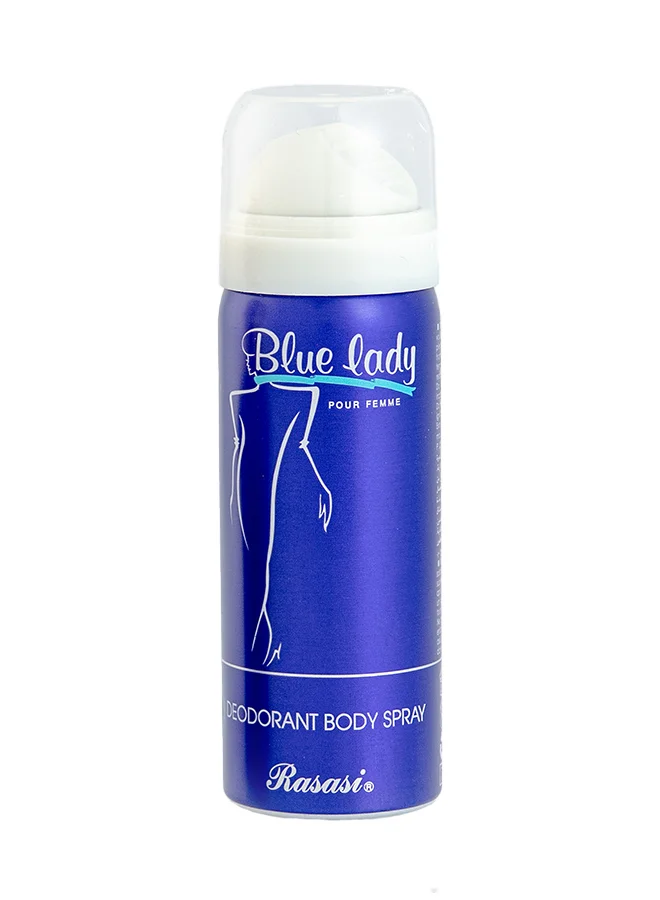 Rasasi Blue Lady EDP Perfume, Free Deodorant Spray 40, 50ml