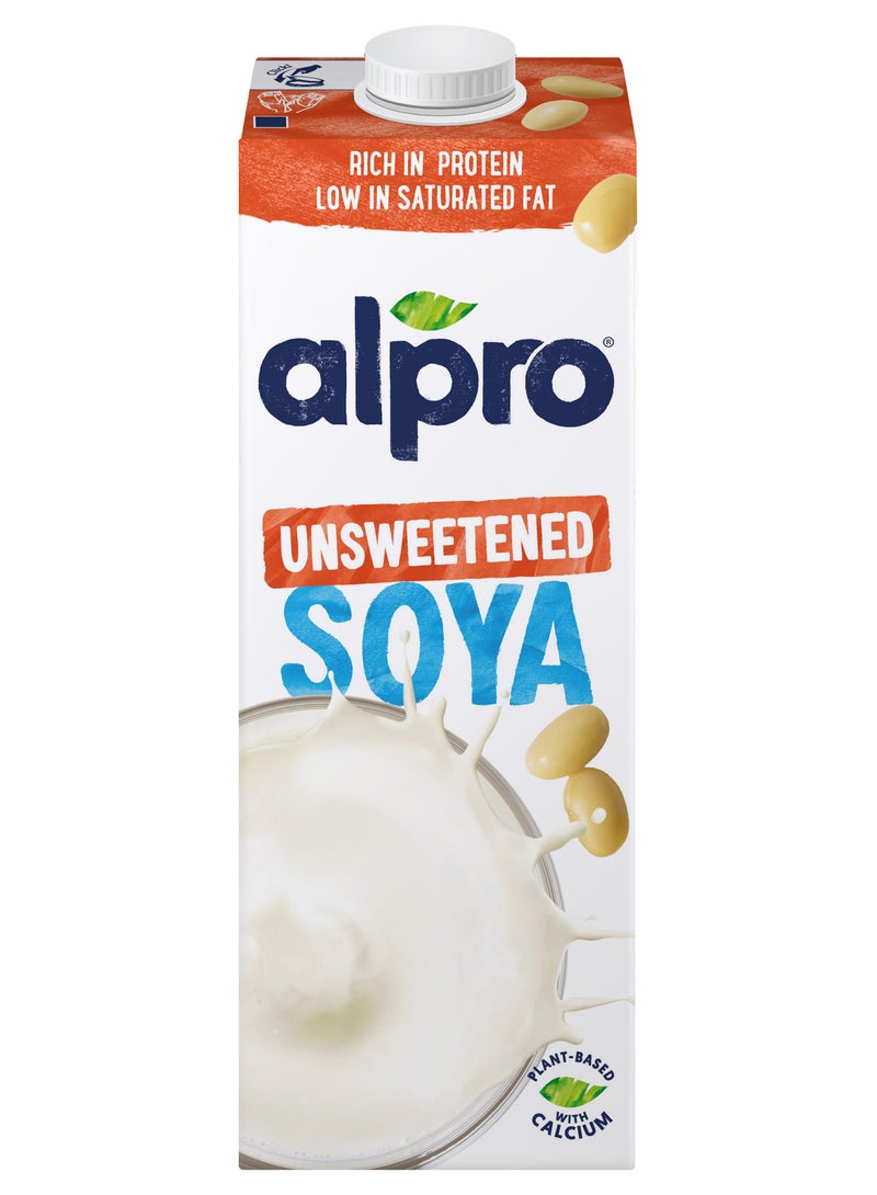 Alpro Soya Unsweetened Drink 1Liters - Image 1