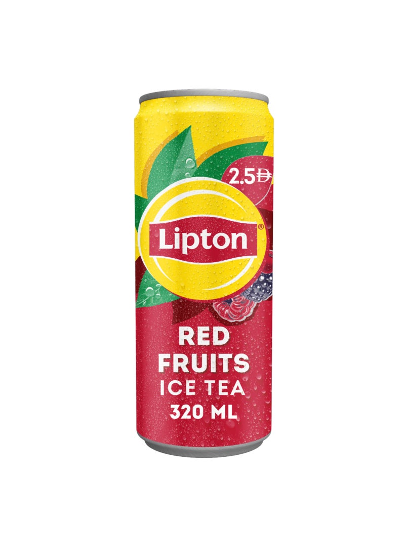 Lipton Ice Tea Red Fruits Can Mixed Berries 320ml - Image 1
