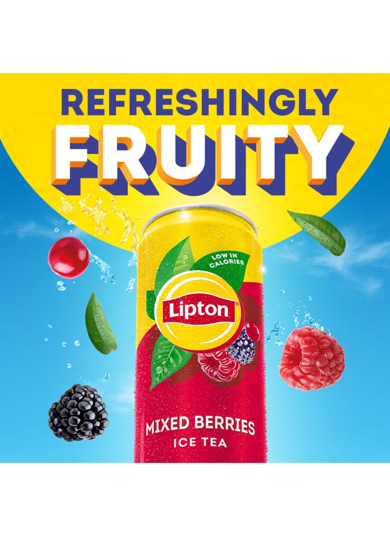 Lipton Ice Tea Red Fruits Can Mixed Berries 320ml - Image 4
