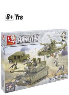 Sluban M38-B0309 683-Piece Land Forces II Elite Armored Building Block Set 683 6+ Years  - Image 1