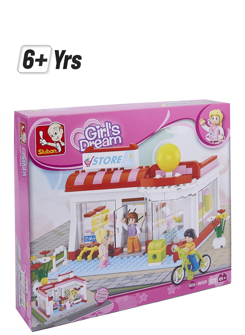 Sluban M38-B0529 289-Piece Girl's Dream Building Blocks Set 289 6+ Years  - Image 1
