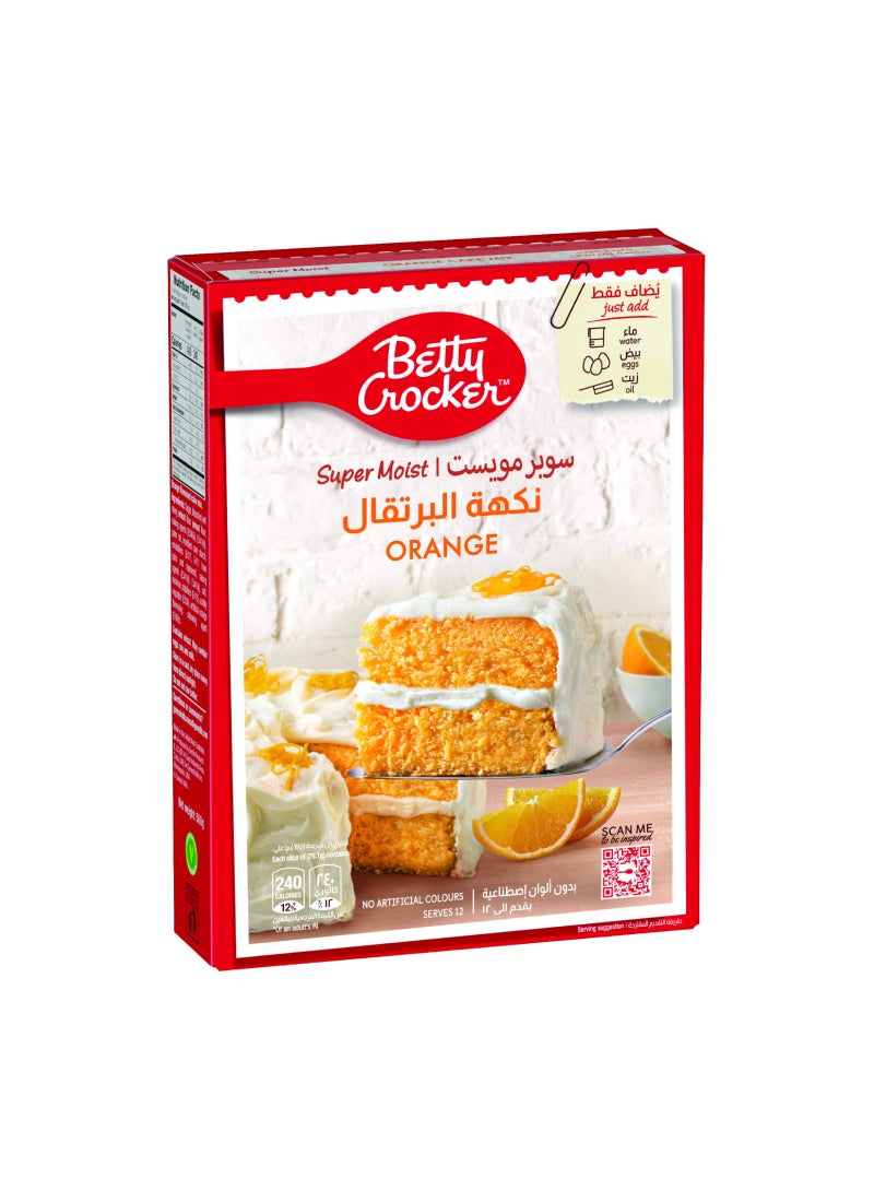 Betty Crocker Orange Supermoist Cake Mix 500grams - Image 1