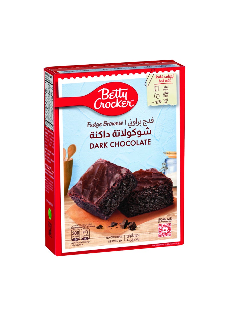 Betty Crocker Dark Choco Fudge Brownie Mix 500.0grams  - Image 1
