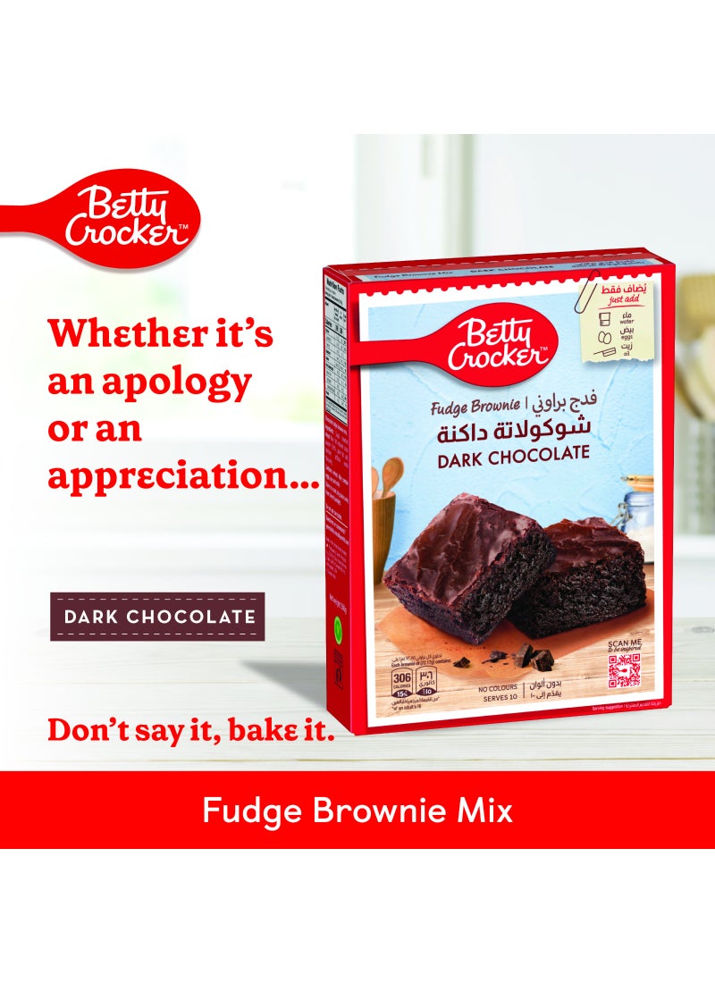 Betty Crocker Dark Choco Fudge Brownie Mix 500.0grams  - Image 2
