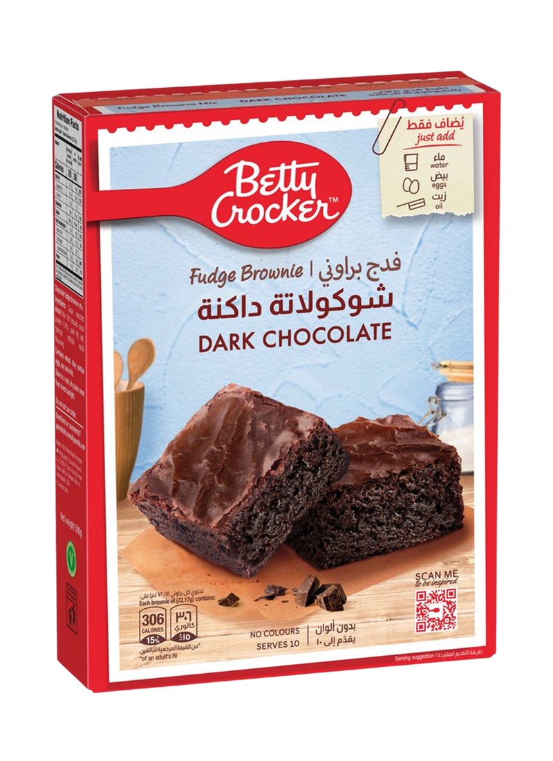 Betty Crocker Dark Choco Fudge Brownie Mix 500.0grams - Image 1