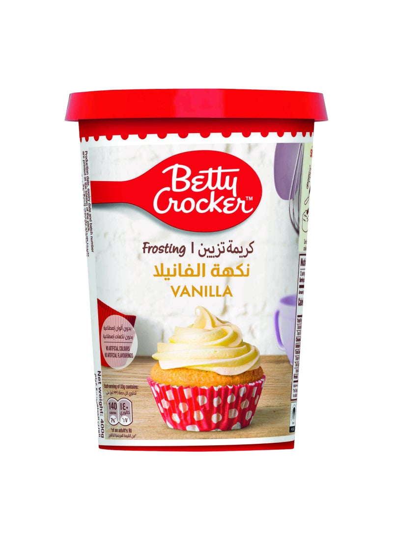 Betty Crocker Vanilla Frosting 400grams - Image 1