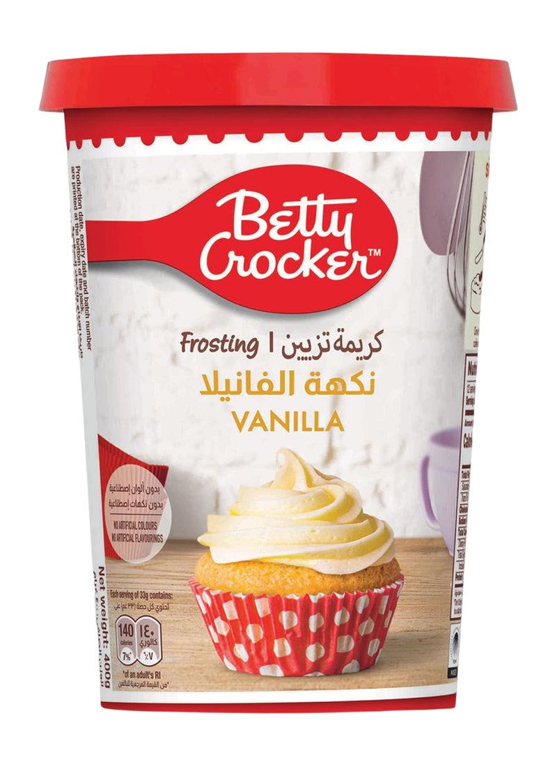 Betty Crocker Vanilla Frosting 400grams - Image 1