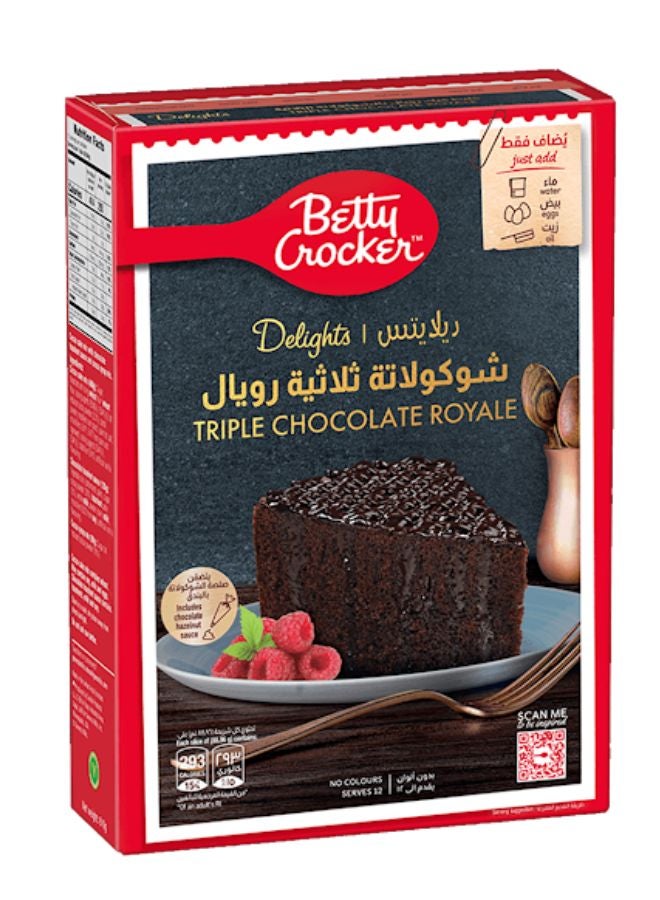 بيتي كروكر رويال كيك بثلاث طبقات من الشوكولاتة 610 غ  - Image 1