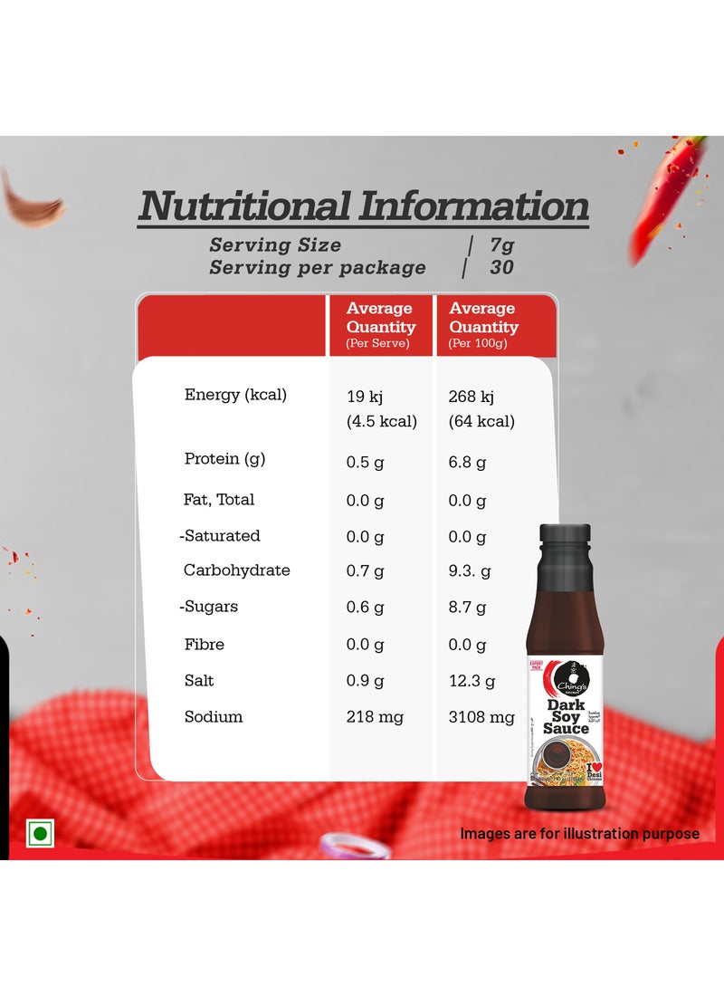 Ching's Dark Soy Sauce 210grams - Image 3