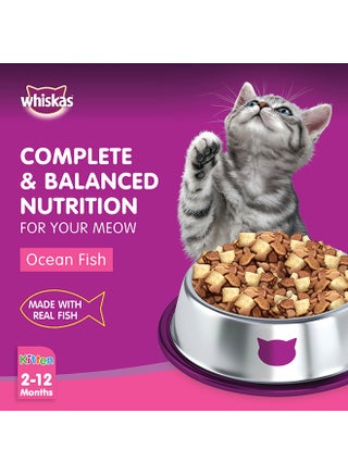Kitten Ocean Fish Flavor With Milk, Dry Food Bag 1.1kg - view 2