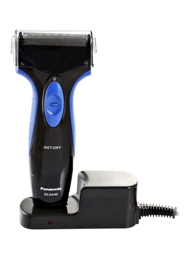 Panasonic Pro Curve Wet And Dry Shaver - Es-Sa40 Black/Blue - Image 1