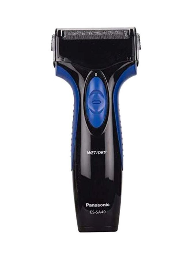 Panasonic Pro Curve Wet And Dry Shaver - Es-Sa40 Black/Blue - Image 2