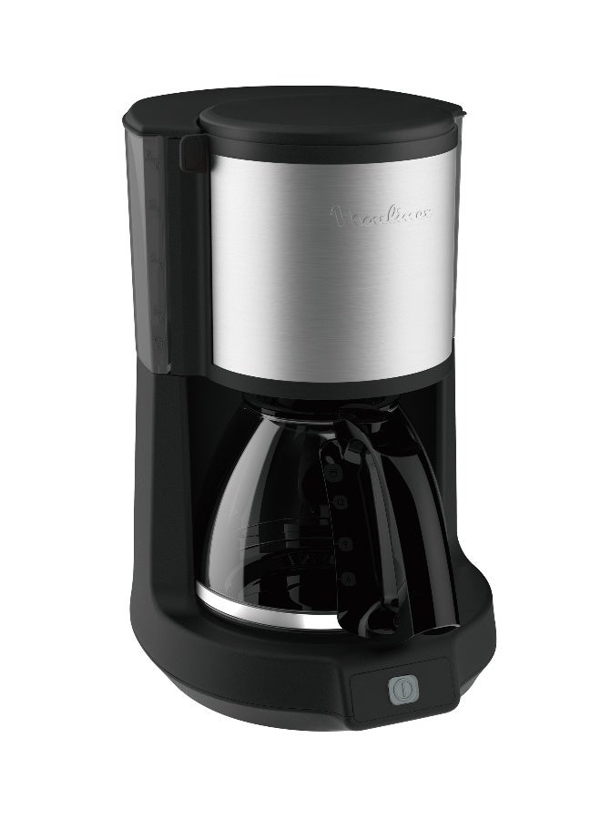 Moulinex Coffee machine | Subito Filter Coffee Maker |  | 10-15 cups | Anti-drip system | 30 min Keep Warm Function | 2 Years Warranty 1.25 L FG370827 Black / Stainless steel - Image 1