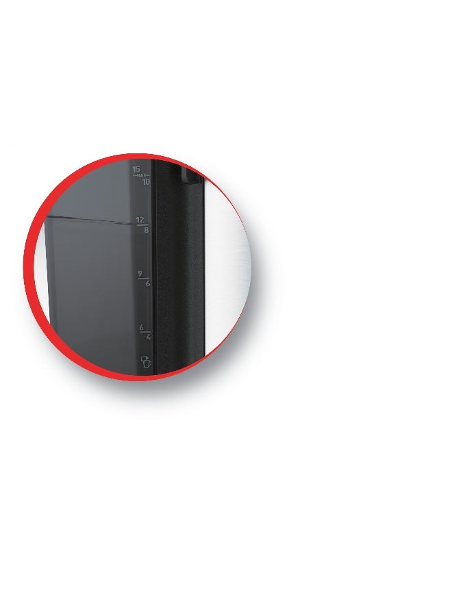 Moulinex Coffee machine | Subito Filter Coffee Maker |  | 10-15 cups | Anti-drip system | 30 min Keep Warm Function | 2 Years Warranty 1.25 L FG370827 Black / Stainless steel - Image 5