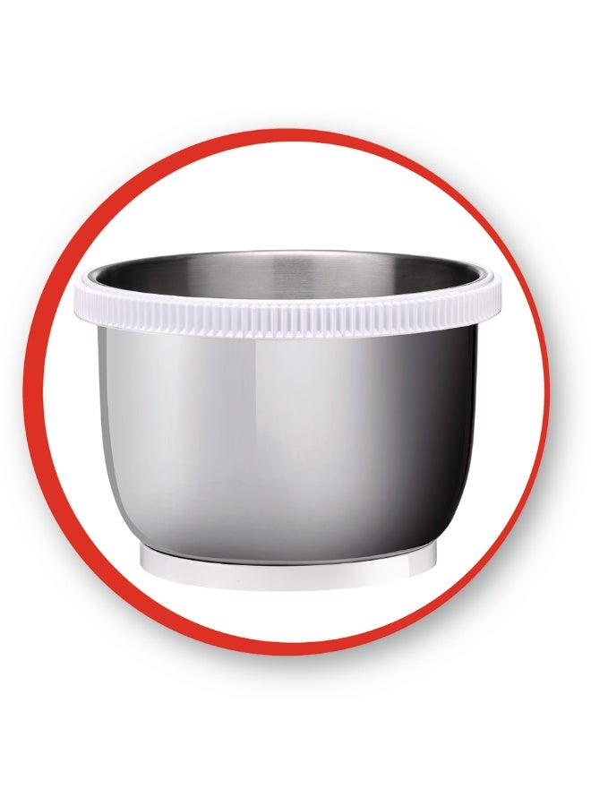 Moulinex Electric Quick Mix Hand Mixer With 5 Speeds And Turbo 3.5 L 300 W HM312127 White / Dark Grey - Image 5